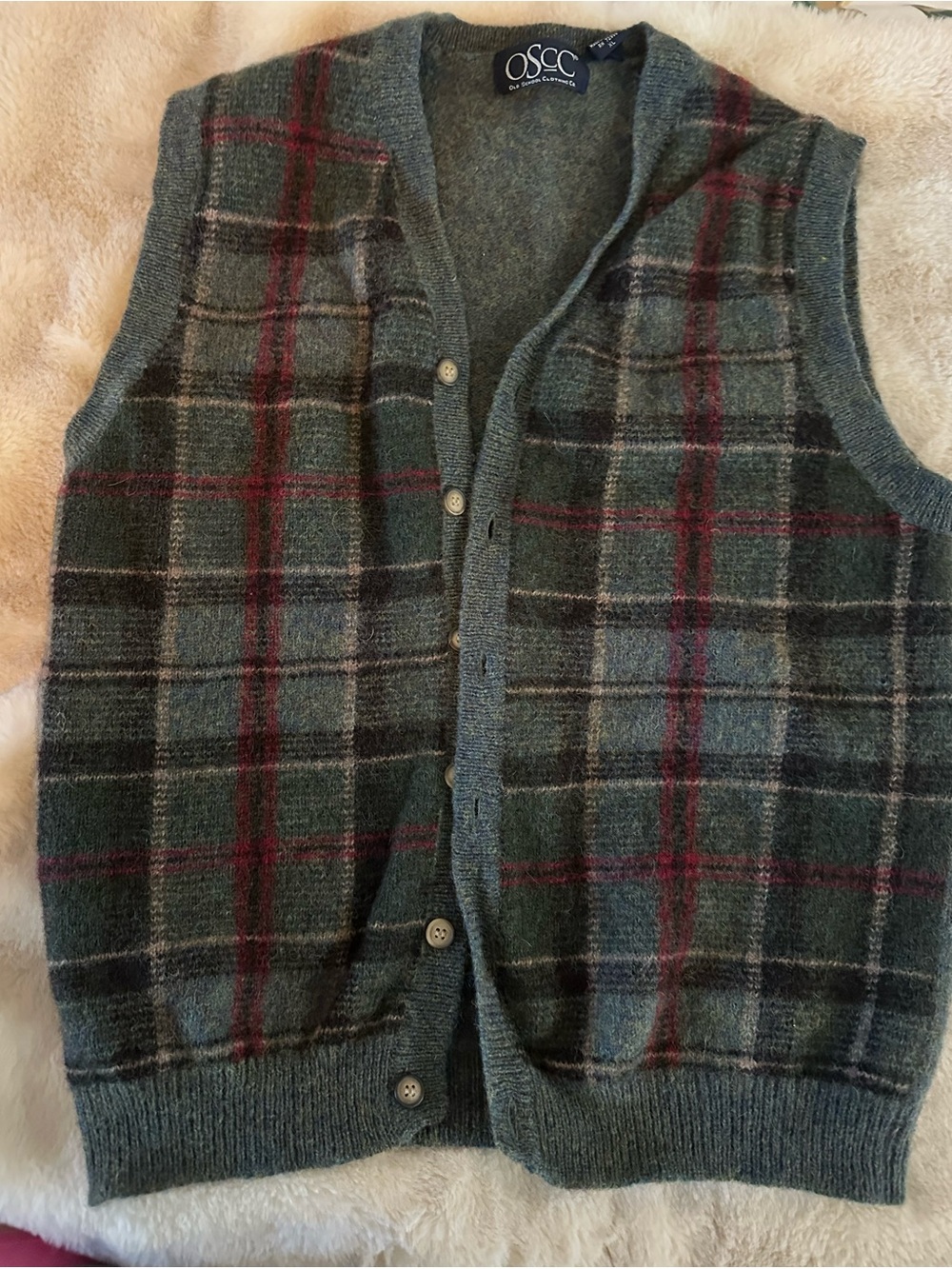 Vintage Shetland Wool Sweater Vest